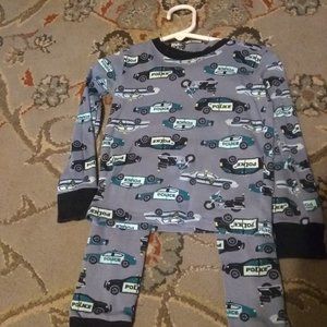 Carter's NEW 100% cotton police car pajamas size 4